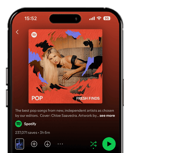 Editorial playlist placement three - music press, music pr, music promotion