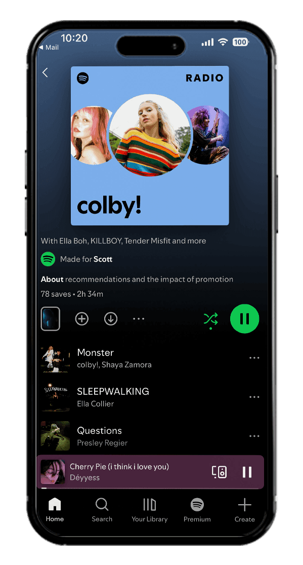 Algorithmic Spotify Playlists - spotify playlisting