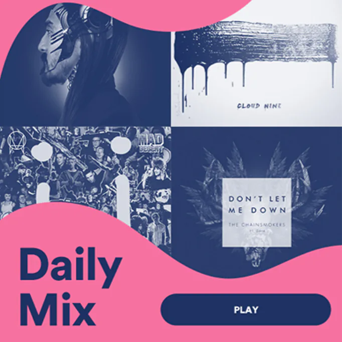 Spotify Daily Mix playlist artwork