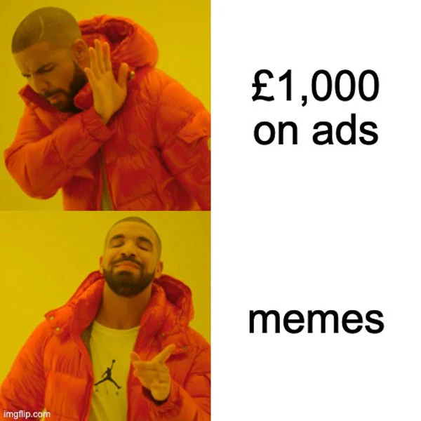 Music promo Drake meme